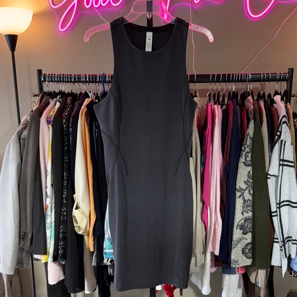 lululemon athletica Dresses & Skirts - lululemon Ribbed Softstreme Slim Fit Tank Dress